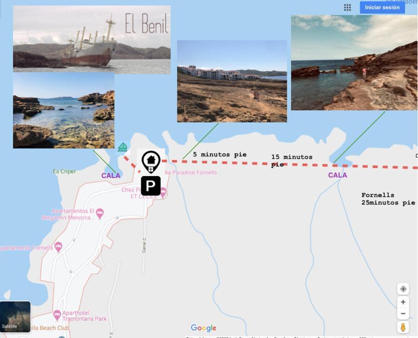 Duplex En Playas De Fornells Leilighet Fornells  Eksteriør bilde